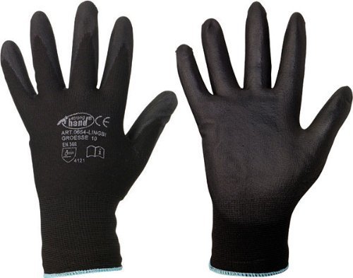 Arbeitshandschuh Feinstrick Nylon mit PU-Beschichtung , 9