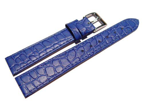 Uhrenarmband - Watchband Berlin - Safari - blau - echtes Leder - 22mm Uhrenarmband - Watchband Berlin - Safari - blau - echtes Leder - 22mm