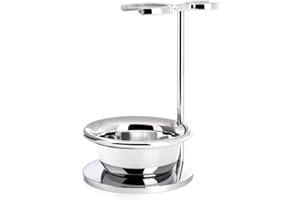 Soporte Cromado Maquinilla, Brocha & Bol Serie Vivo & Rytmo Mühle