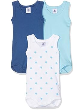 Petit Bateau Baby-Jungen Body 3er Pack