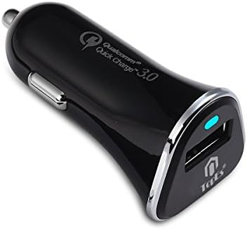 [Qualcomm Quick Charge 3.0]TopEs Premium Quick Charge 3.0 USB Car Charger Fast charging for Samsung Galaxy S7, S7 Edge, Android and Apple Devices Samsung Fast Charge Qi Wireless Charging Pad and More (black)