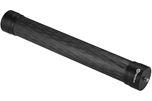 FeiyuTech Kohlefaser-Verlängerungsstange Leichter Stick Einbeinstativ Länge 27,5 cm mit 1/4 '' 3/8 '' Gewinde Kompatibel für Stabilisator Gimbal