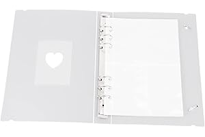 Artibetter Portable Photo Álbum Picture Álbum Libro Photocard Binder KPOP Photo Álbum Book Tarjeta Protectores Mangas con Portada Esbelada A5 3 Pulgadas 4 Cuadrículas por Página