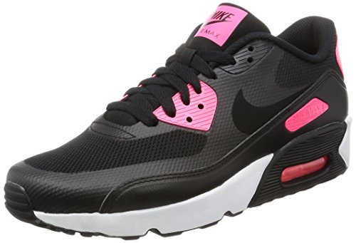 FR Avis Nike Air Max 90 Ultra 2.0 (Gs), Chaussures de Running les Garçons et les Filles, Multicolore (Black/Black/Racer Pink/White), 38 EU