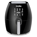 Innsky XXL 5.5L Heißluftfritteuse | Airfryer mit Touch Display | 8 in 1 Multifunktions | 1700W Heissluft-fritteusen| ohne ÖL | gratis Rezeptheft Innsky XXL 5.5L Heißluftfritteuse | Airfryer mit Touch Display | 8 in 1 Multifunktions | 1700W Heissluft-fritteusen| ohne ÖL | gratis Rezeptheft