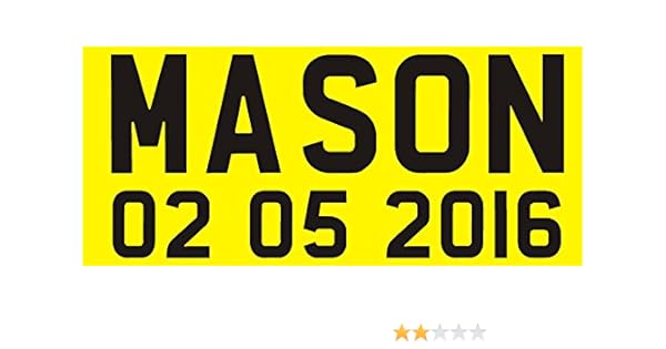 ride on toys number plates