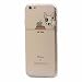 Produktbild iPhone 6 / 6S Hülle, Keyihan Niedlich Haustier Hunde und Seine Näpfe Muster Dünn Durchsichtige Weiche Silikon TPU Handy Schutzhülle Case Bumper für iPhone 6 / iPhone 6S (Bull Terrier)
