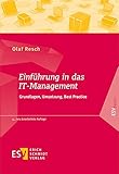 Image de Einführung in das IT-Management: Grundlagen, Umsetzung, Best Practice (ESVbasics)