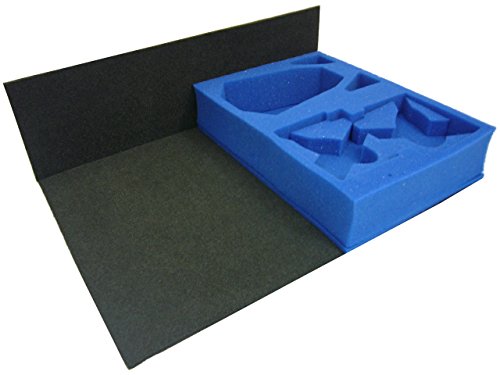 KR Multicase Tray: 2x YT-2400 plus 2 compartments for Card Sets / Stands / Dice / Tokens etc. (the 2 extra compartments can hold 2 XW61 / XW63 / XW65 inserts if desired, these are available separately).