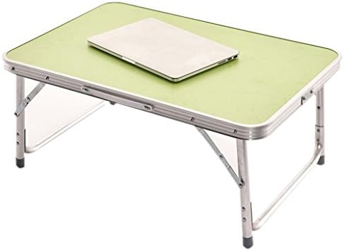 DELLT- Notebook Computer Desk Bed Table, Folding Table, Desk Minimalist Modern Dormitory Lazy Little Desk Study Tables ( Color : Green )