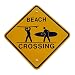 Produktbild Große Metall Dose Surfer Art Wand aufhängen Plakette/Schild – Beach CROSSING