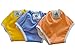 Three Little Imps Button Up Toddler Training Pants-Set of 3 Yellow,Purple,Orange
