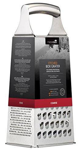 Kitchen Craft MCGRATEBOX Master Class Vierkantreibe, Edelstahl, geätzt, 19 cm - 2