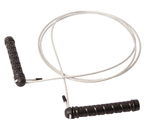 Sprungseil mit Gewichten PROFI Springseil Stahl Hüpfseil Speed Skipping Jump Rope - 3