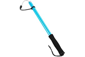 DOMYBEST FR Domybest Crochet de Pêche Télescopique Gaffe Pêche Crochet de Gaffe en Acier Inoxydable Outil de Pêche en Plein Air