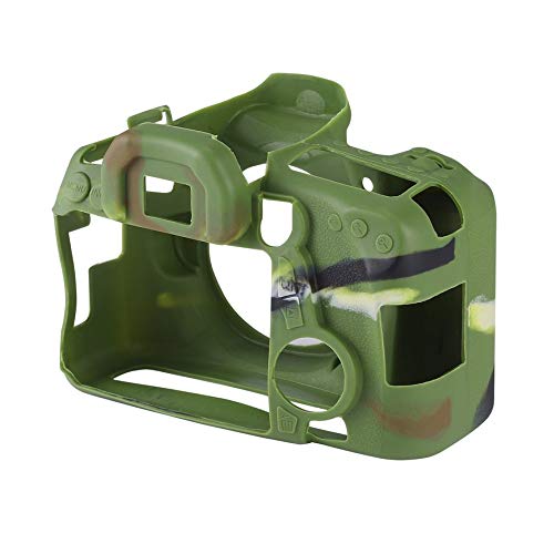 Preisvergleich Produktbild HoganeyVan Langlebiges Silikon-Kamera 70D Schutzkörper-Abdeckung Fall-Kamera-Baugruppen