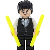 LEGO Harry Potter - Minifigur Harry Potter mit Weihnachtsball Weste und Fliege (Yule Ball) - LEGO-