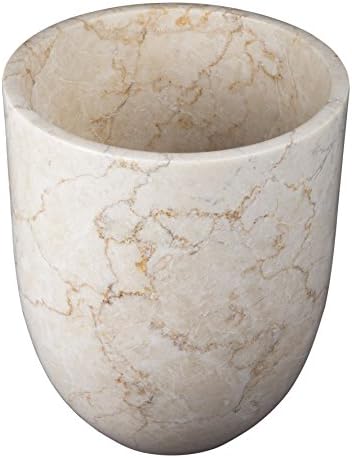 Creative Home Champagne Bullet Collection Marble Waste Basket