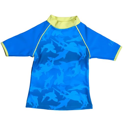 Baby Banz Short Sleeved Swim Shirt - Fin - 1