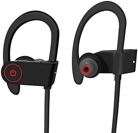 SAFSOU Jogger Bluetooth Headphones/Wireless Bluetooth Headsets/Noise Cancelling Earbuds Waterproof Sports Headphones - Support for Running, Jogging - Compatible with iPhone,Android Phones, Ipad