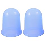 2 PCS Silicone Vacuum Massage Cupping Body Therapy Anti-cellulite Cup Set Traditional Chinese Healthy Care Supplies Blue
