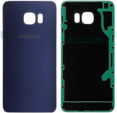 Ownstyle4you – Samsung Galaxy S6 Edge g925 F Glass Battery Cover Back Cover Black – Black Sapphire – /Spare Glass for the Retro Dark Blue