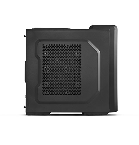 Nox Coolbay SX midi-tower schwarz Box-Computer (midi-tower PC 1 x 120 mm x 120 Stahl SECC 1 mm weiß) - 2