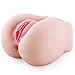 Produktbild SINLOLI 3D Realistische Pussy Ass Masturbatoren,Vagina Anal und Arsch Masturbator Sex Spielzeug für Männer Masturbation(2.2 kg)