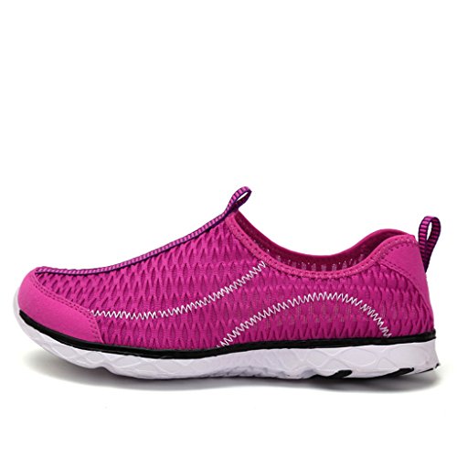 SAGUARO Badeschuhe Wasserschuhe Mesh Schnell Trocknend Aqua Slip on Schuhe Sommer Strandschuhe Surfschuhe Wanderschuhe für Unisex Damen Herren - 2