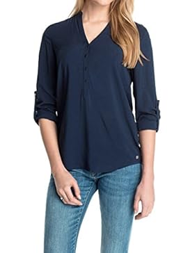 Esprit Damen Regular Fit Hemd Cinder Blue