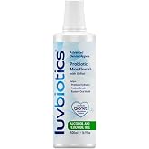 LUVBIOTICS Fluoride Free Mouthwash with Oral Probiotics and Xylitol-Promotes a Good Oral Microbiome for Fresher Breath, Healt