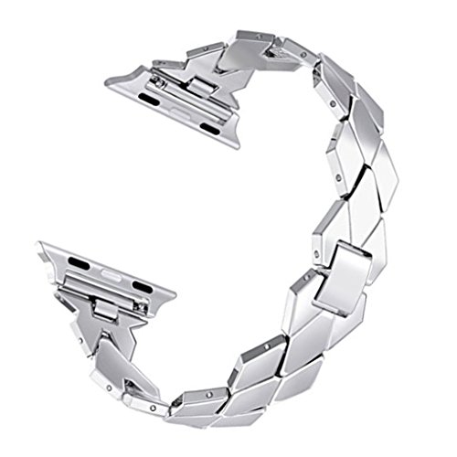 Preisvergleich Produktbild Chunyang Belüftet Uhrenarmband-Smart-Handgelenk-Band-Er... für iwatch Rhombus