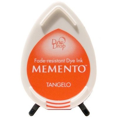 Tsukineko Memento Dye Ink Dew Drop Pad - Tangelo - Orange