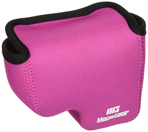 MegaGear MG812   tui avec Mousqueton en N  opr  ne pour Appareil photo Nikon Coolpix L840 Rose