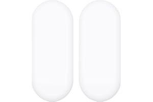 BABY COMFORT 2x lenzuola in jersey 100% cotone, con angoli elasticizzati, ovali (bianco)