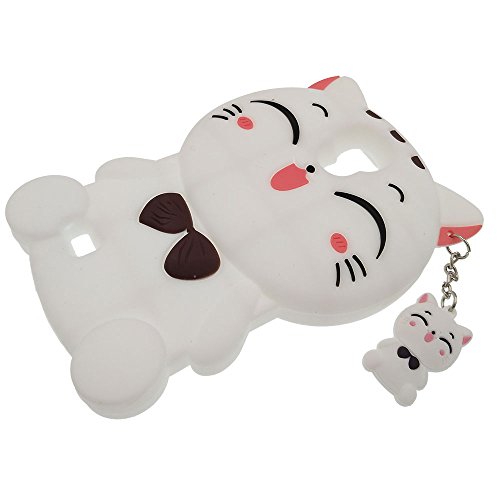 BENKER Samsung Galaxy S4 Funda  Anti-Ara  azos y Shockproof Im  genes de Dibujos Animados en 3D de Alta Calidad de Silicona Funda Protecci  n Cubrir Suave Flexible Funda - 2 Gatos