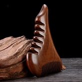 Sandal Ağacı Gua Sha, Masaj Aleti Y&uuml;z &amp; El &amp; T&uuml;m V&uuml;cut &amp; Sa&ccedil; Bakım No:6