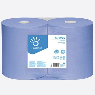 Preisvergleich Produktbild Putzrolle 2lagig blau 38cmx360m 2er