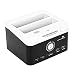 Produktbild EbuyChX USB 3.0 to SATA I/II/III Dual Bay External Hard Drive Docking Stat White EU Plug