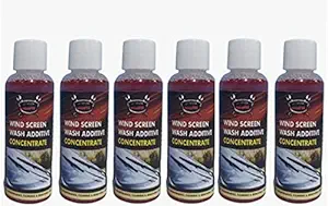 Car Windscreen Washer Fluid Liquid Cleaner Concentrate Pack of 5 (50ml)