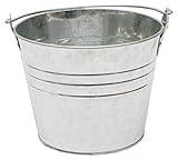 Acero galvanizado. PAMEX - Cubo Galvanizado 5L con Abridor