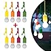 Produktbild Moshanghua LED-Leuchte in 4 Gehäusefarben, 8 Stück Lampen, sichere Berührungsfläche, Garten, Camping, Party, Kleiderschrank