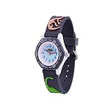 WOLFTEETH Kinder und Jugendliche Uhr Analog Quarz mit Plastik Armband 305901 Grau
