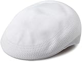 Visera en corona cosida 金沢製菓 - Boina para Hombre, Talla XL/60-61 - Talla Francesa, Color Blanco
