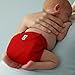 gNappies soft cotton gPants, Good Fortune Red  - Large
