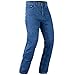 Price comparison product image Bikers Gear Kevlar Stretch Denim Slim Fit Motorcycle Jeans CE Armour, Blue, Size L/R