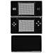 Produktbild atFoliX Skin kompatibel mit Nintendo DS-Lite, Designfolie Sticker (FX-Velvet-Black), Matte Oberfläche
