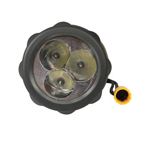 Silverline 225952 LED-Taschenlampe mit Gummikörper 3 Stck. D-Batterien - 2