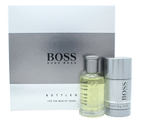 Hugo Boss Bottled Eau de Toilette 50ml Spray & 75ml Deodorant Stick Gift Set for Men