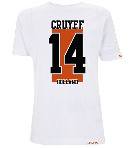 Münk - Johan Cruyff Holland - Camisetas de diseño Retro fútbol Vintage - Muñeco Recortable Gratis